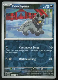 Poochyena 113/167 Common Twilight Masquerade Pokemon Reverse Holo Near Mint - Image 1
