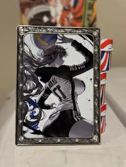 (MB-6) One Piece Nami Metal Card Anime Holo Card - Image 1