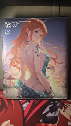 One Piece Nami (Front & Back) Large Binder And Thin Metal Card - Image 2