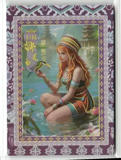 NAMI UR UR-14 Stallaris Thick Holographic One Piece Anime Collectible Card - Image 1