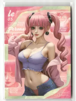 PERONA LE LE-05 Timeless Beauty One Piece Anime Collectible Card - Image 1