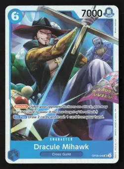 Dracule Mihawk SR OP09-048 NM - One Piece TCG - Image 1