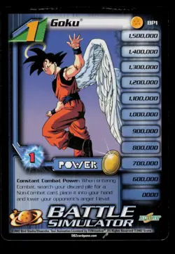 Goku BP1 Dragon Ball Z Trading Card TCG CCG - Image 1