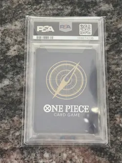 2025 ONE PIECE OP12-LEGACY OF THE MASTER TREASURE RARE VINSMOKE SANJI PSA 10 - Image 2