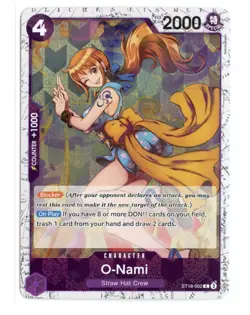 O-Nami (Pirate Foil) ST18-002 C One Piece Premium Booster -The Best- Vol. 2 NM - Image 1