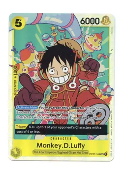 Monkey.D.Luffy OP07-109 SR One Piece Premium Booster The Best Vol. 2 LP - Image 1