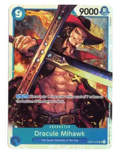 Dracule Mihawk OP01-070 SR Foil One Piece Premium Booster -The Best- English NM - Image 1