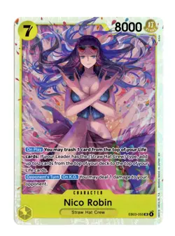 Nico Robin (055) EB03-055 SR Foil One Piece Extra Booster: Heroines Edition NM - Image 1