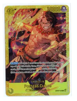 Portgas.D.Ace OP07-119 SEC Foil One Piece Premium Booster -The Best- Vol. 2 NM - Image 1