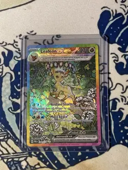 Leafeon EX Sir 144/131 Pokemon TCG Prismatic Evolutions Card Mint Condition - Image 1