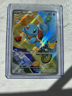 Pokemon Squirtle 30th anniversary gen 1 first partner black star promo 39 NM - Image 2