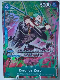 [AUS] One Piece TCG English Roronoa Zoro OP13-037 TR - Image 1