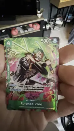 OP13-037 Roronoa Zoro TR Treasure Rare English CLEAN OP15 One Piece TCG card - Image 2