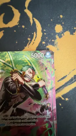 OP13-037 Roronoa Zoro TR Treasure Rare English CLEAN OP15 One Piece TCG card - Image 3