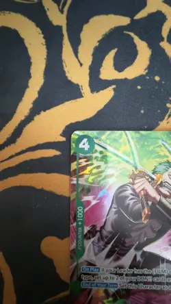 OP13-037 Roronoa Zoro TR Treasure Rare English CLEAN OP15 One Piece TCG card - Image 4