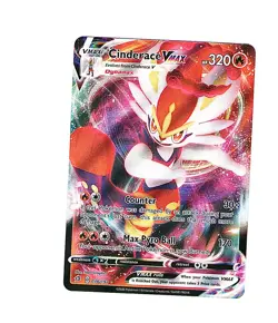 Cinderace VMAX Holo Ultra Rare SWSH02: Rebel Clash 036/192 NM - Image 1