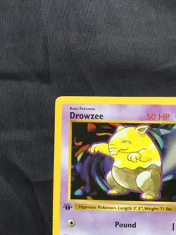 Pokemon Cards: Base Set 1st Edition Common: Drowzee 49/102 - Image 2