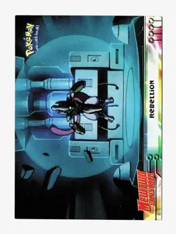 1999 Topps Pokemon The Movie Edition Rebellion Non Holo #8 – NM **Mewtwo** - Image 1