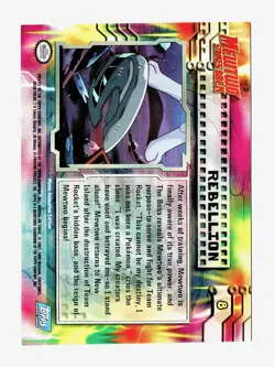 1999 Topps Pokemon The Movie Edition Rebellion Non Holo #8 – NM **Mewtwo** - Image 2