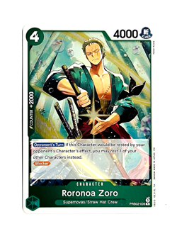 Roronoa Zoro PRB02-006 R Rare Foil ONE PIECE TCG PRB02 The Best Vol 2 EN NM/M - Image 1