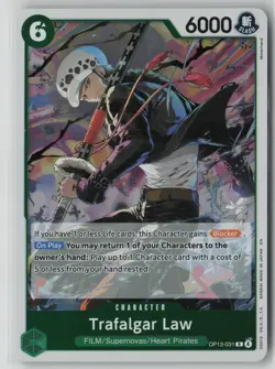 Trafalgar Law OP13-031 One Piece Carrying On His Will Rare Near Mint - Image 1