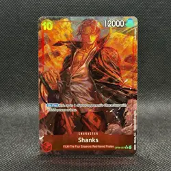 One Piece TCG Wings of the Captain Shanks OP06-007 Alternate Alt Art NM English - Image 1