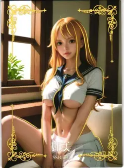 NAMI SSR-023 Sailor Uniform Skirt Thick One Piece Anime Collectible Card - Image 1