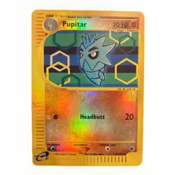 Pupitar 90/165 Reverse Holo Expedition Pokemon Card MP - Image 1