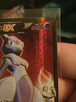 Pokemon Mewtwo-EX TCG Full Art Ultra Rare Holo Card Breakthrough 158/162 - Image 3