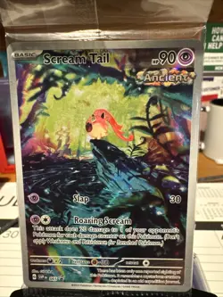 Pokemon Scream Tail 065 Scarlet & Violet Black Star Promo Full Art Holo Sealed - Image 1