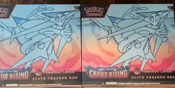 Pokemon TCG Chaos Rising Pokemon Center ETB Elite Trainer Box x2 Lot of 2 Sealed - Image 1