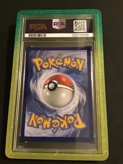 2015 POKEMON XY ROARING SKIES #105 FULL ART/M RAYQUAZA EX PSA 8 - Image 4