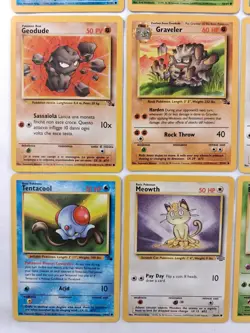 Vintage Pokemon Lot Of 20 WOTC Base Set Jungle Fossil Lot Unlimited MP - Image 5