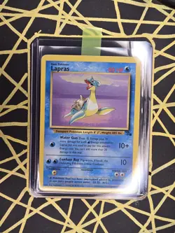 🔥 Lapras 25/62 🔥 Original Non Holo Rare Fossil Set Pokemon Card WOTC 1999 TCG - Image 1