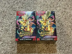 Pokemon TCG Ascended Heroes Sealed Booster Bundle Lot of 2 - Image 1
