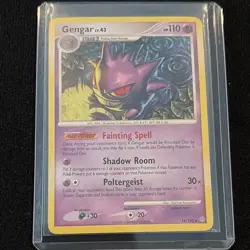 Nintendo Pokemon TCG Gengar Holo Rare 18/100 Stormfront English 2008 110HP - Image 1