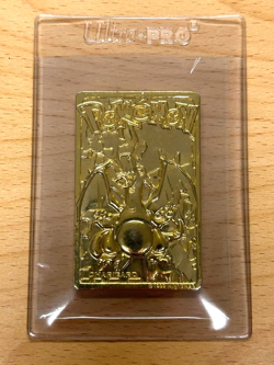 1999 Gold Plated Charizard Card Pokemon Burger King Nintendo 23 Karat BEAUTIFUL - Image 1