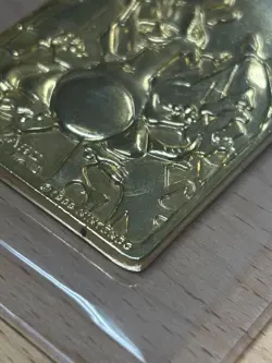 1999 Gold Plated Charizard Card Pokemon Burger King Nintendo 23 Karat BEAUTIFUL - Image 5