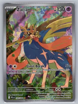 Zacian 100/094 Illustration Rare Phantasmal Flames Pokemon Holo Near Mint - Image 1
