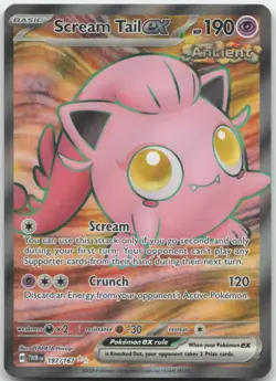 Scream Tail ex 197/167 SV06: Twilight Masquerade Pokemon Card NM - Image 1