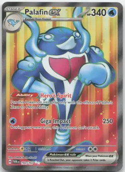 Palafin ex 193/167 SV06: Twilight Masquerade Pokemon Card NM - Image 1