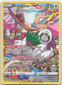 Oranguru TG12/TG30 SWSH09: Brilliant Stars Trainer Gallery Pokemon Card NM - Image 1