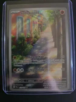 Sudowoodo Illustration Rare 219/193 Paldea Evolved Pokemon TCG NM - Image 1