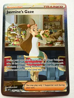 Jasmine's Gaze 245/191 Sv08 Surging Sparks SIR Full Art Holo English Trainer - Image 1