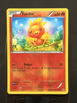 Torchic 25/160 XY-Primal Clash Reverse Holo LP/MP Pokemon TCG - Image 1