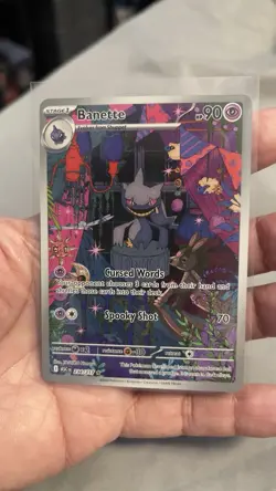 Pokemon Banette 234/217 Illustration Rare IR Ascended Heroes NM - Image 1