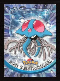 1999 Topps Pokemon TV Animation Series 1 Tentacruel Green Logo #73 - Image 1