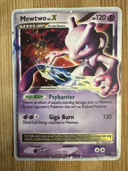 Mewtwo Lv. X - DP28 - Pokemon Diamond & Pearl Promo Ultra Rare Card DMG - Image 1