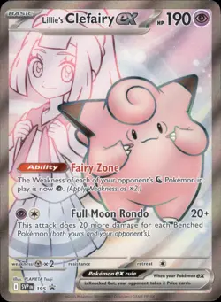 Lillie's Clefairy ex - 195 - Pokemon SV: Scarlet & Violet Promo Cards - NM - Image 1