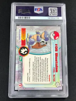 Pokemon 1999 Topps Blastoise #9 PSA 6 - Image 2